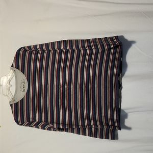 Striped Knit Petite Tee